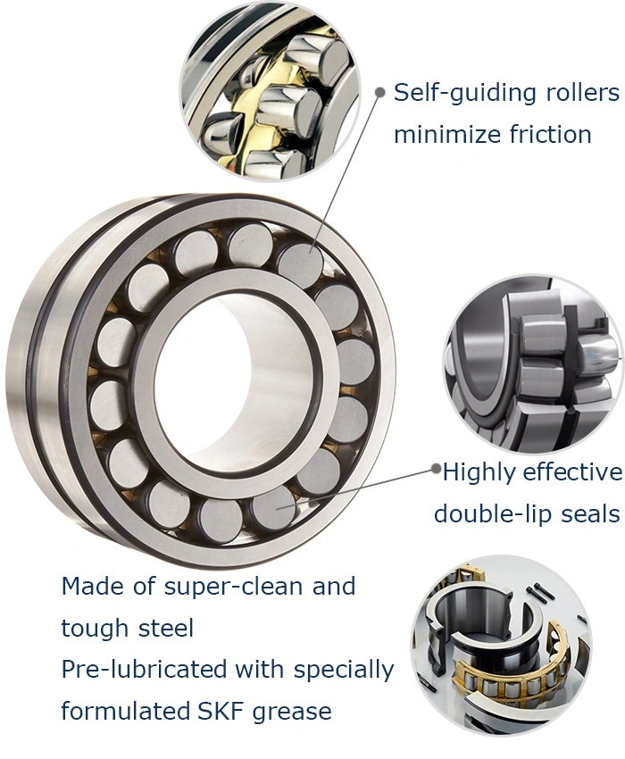 Spherical Roller Bearing for Paper-Making/Tracked Crushers/ Aggregate Conveyors 24052 24052K 24052W33 24056 24056K 24056W33 24060 24060K 24060W33