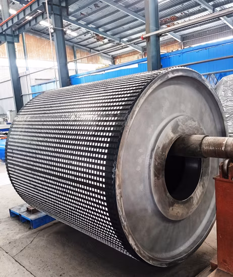 Folha de revestimento de borracha cerâmica do fabricante para polia de acionamento de correia transportadora