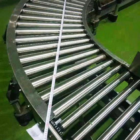 Transportador de rolos de roda automatizado Hairise de aço inoxidável 304 com certificado FDA e Gsg