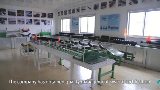 Estrutura de rolo transportador pesado de mineração galvanizada SPD